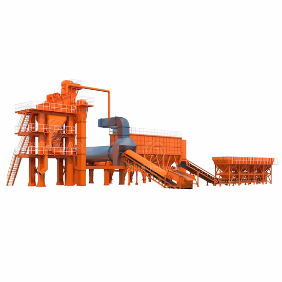 120t/h stationary asphalt hot mixing plant