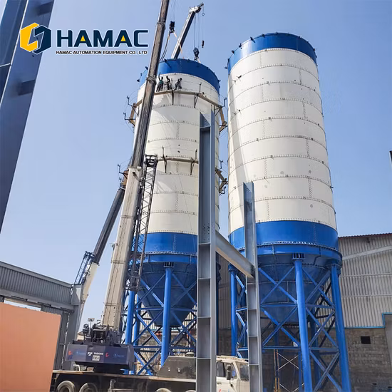 Certificato CE e ISO Silo di cemento da 100 tonnellate/silo di acciaio per fondamenta in vendita